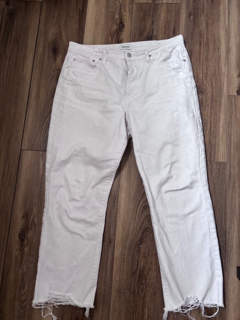 WOMEN'S PISTOLA WHITE JEANS SIZE 31